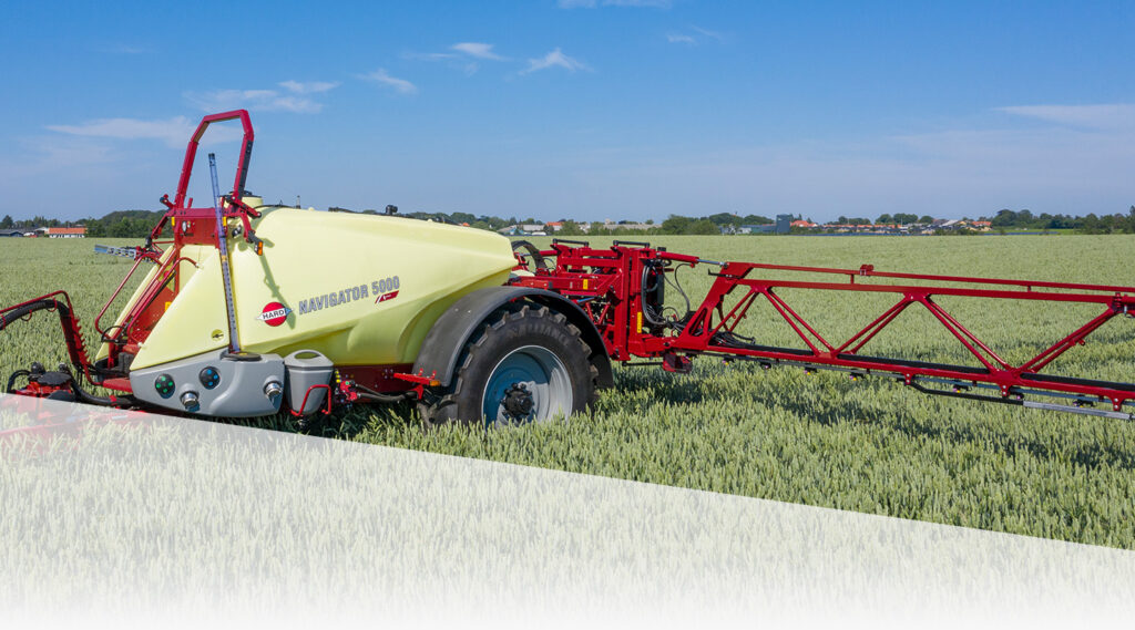 hardi NAVIGATOR Type Trailer Tankkapacitet 3000 / 4000 / 5000 / 6000 l Bombredde 18 - 39 m Bomtype DELTA, DELTA FORCE